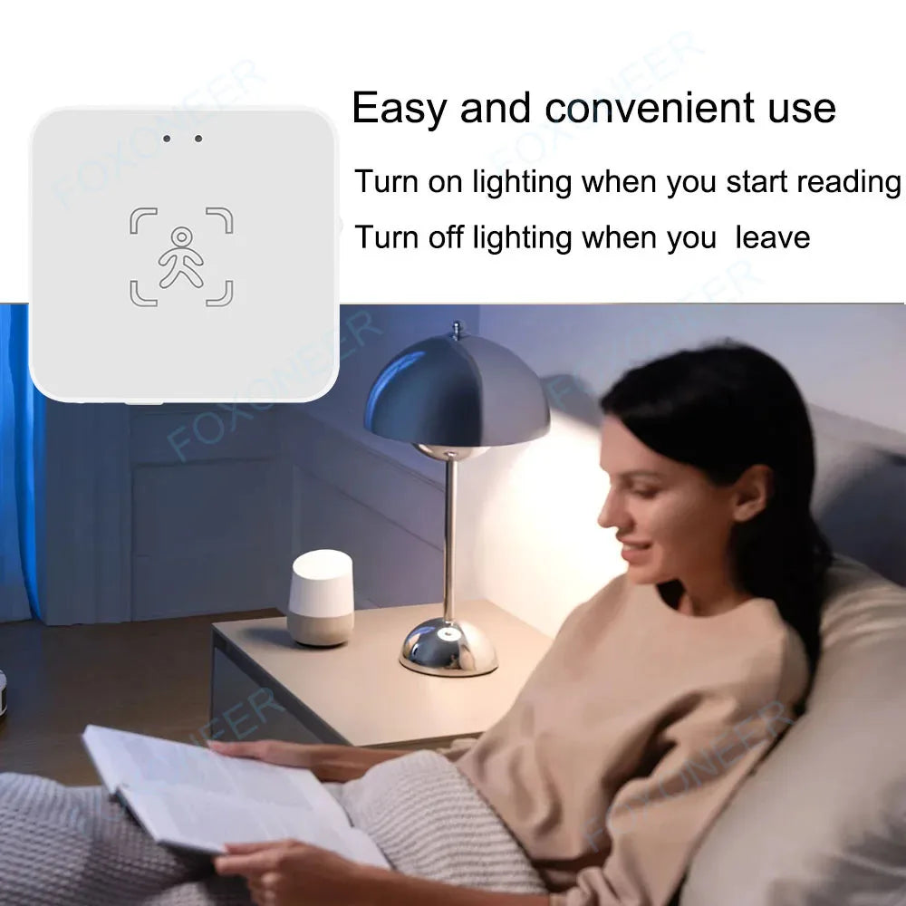 WiFi / Zigbee Smart Human Presence Sensor,Luminance/Distance Detection, Tuya Smart Life Home Automation,For Z2M Alexa, Google