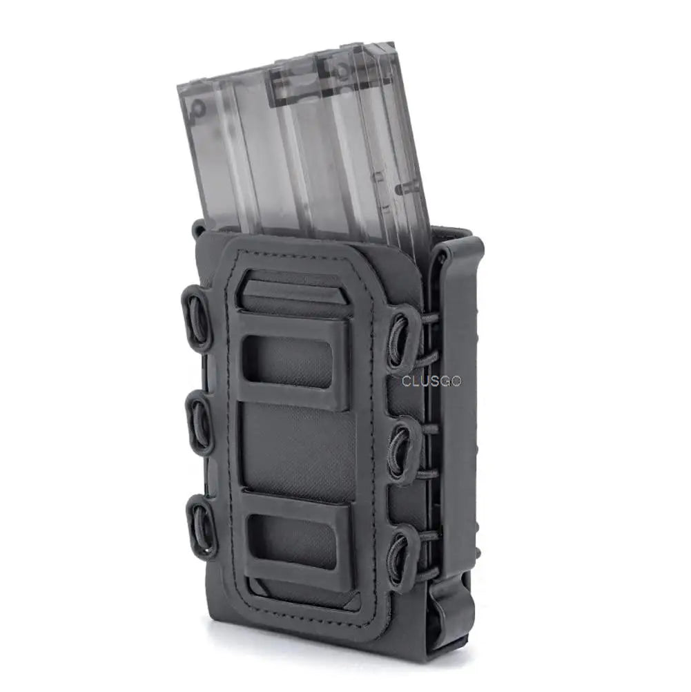 3Pcs Tactical Fast Mag TPR Flexible Molle Magazine Pouch Carrier for Ar15 M4 5.56/7.62 Mag Pouch Rifle Pistol Magazine Holder