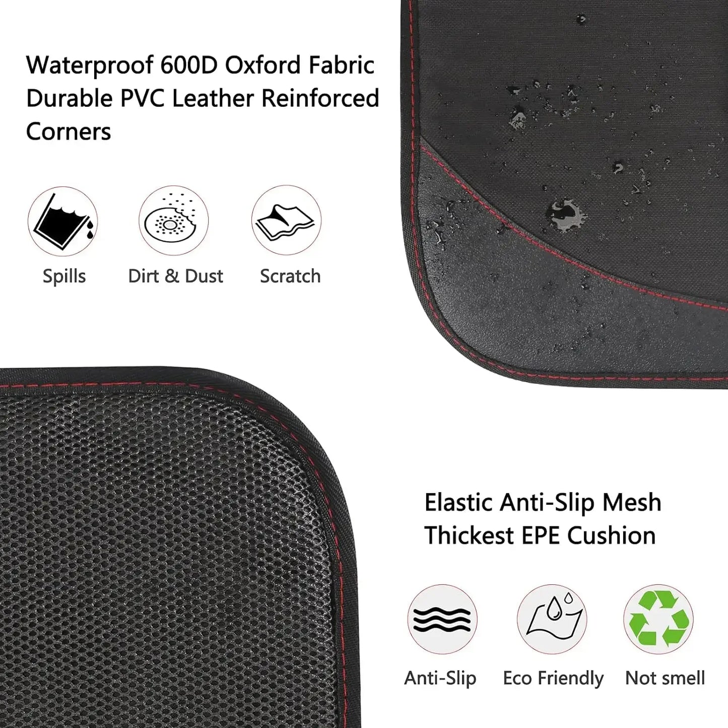 Universal Car Seat Cover Protector for Child Safety Anti-Scratch Mat Pad Waterproof Car Oxford Cushion Auto Rear Seat Protection