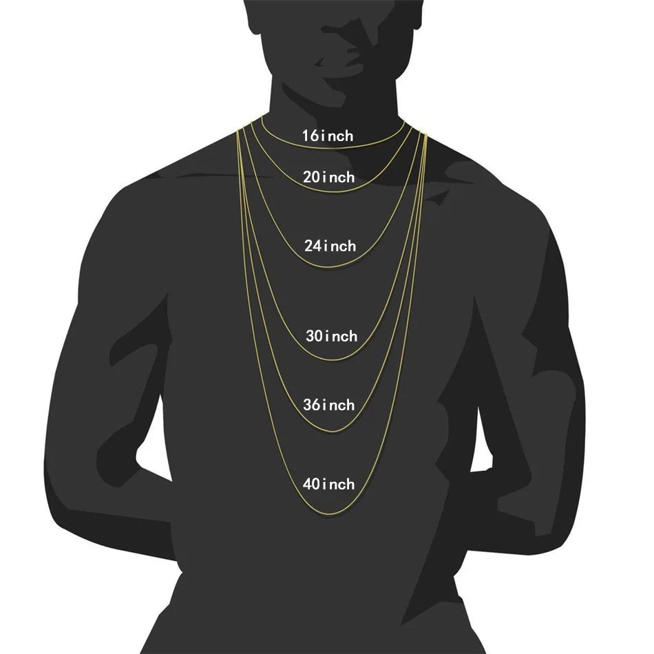 HNSP Luxury Ice Chain For Men Cuban Necklace Jewelry Hip Hop Neck Male Accessories 13MM Wide