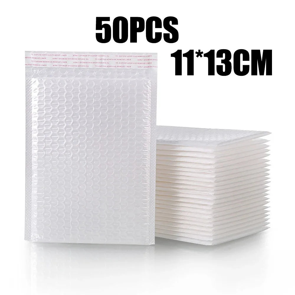 10-100PCS Bubble Mailers Wholesale White Padded Envelope for Packaging Mailing Gift Self Seal Shipping Bags Bubble Envelope