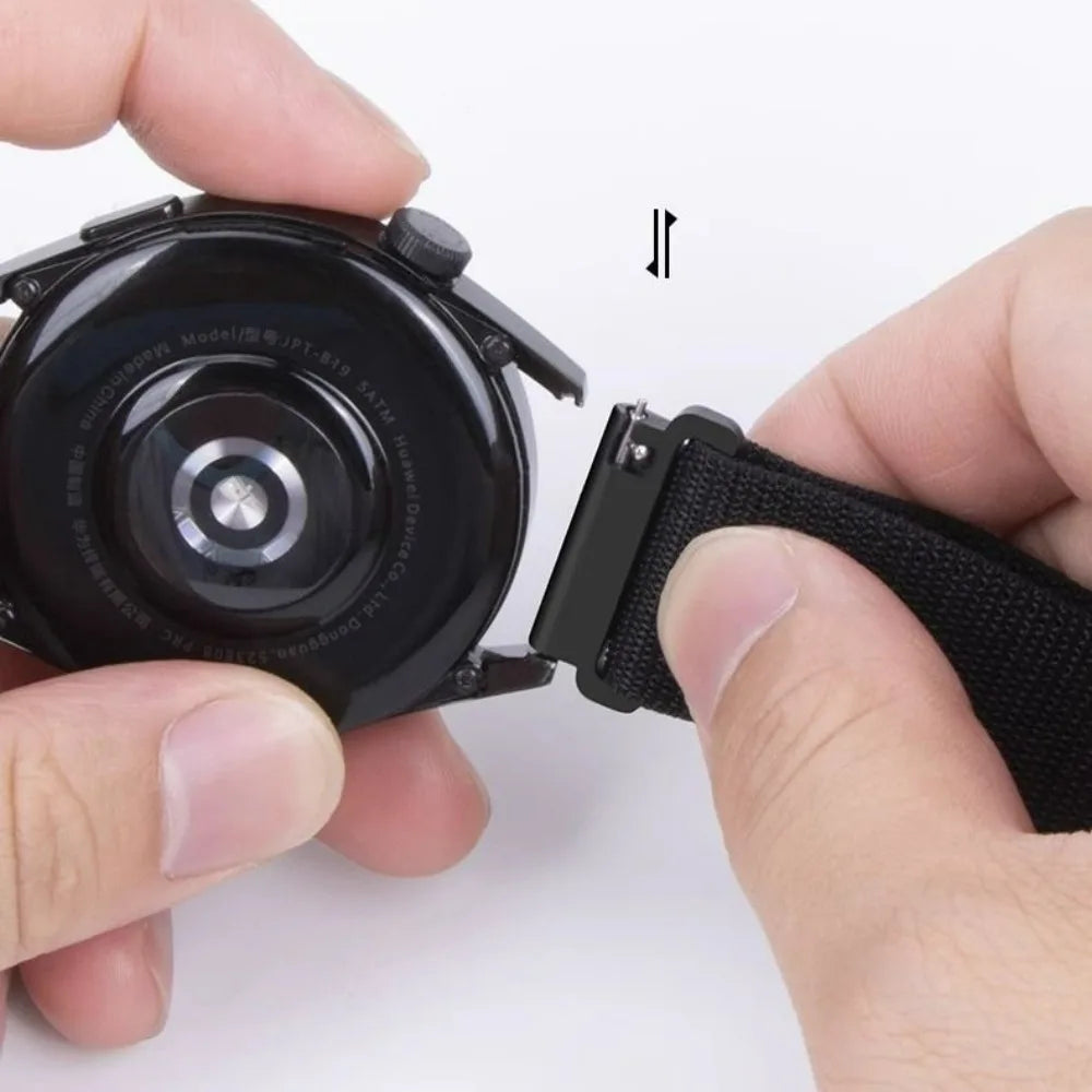 22mm 20mm Alpine Loop Bracelet for Samsung Galaxy Watch 7/6/5/4/Classic Band for Nylon Strap Huawei Watch GT4 GT2 3 GT5/Pro 46mm