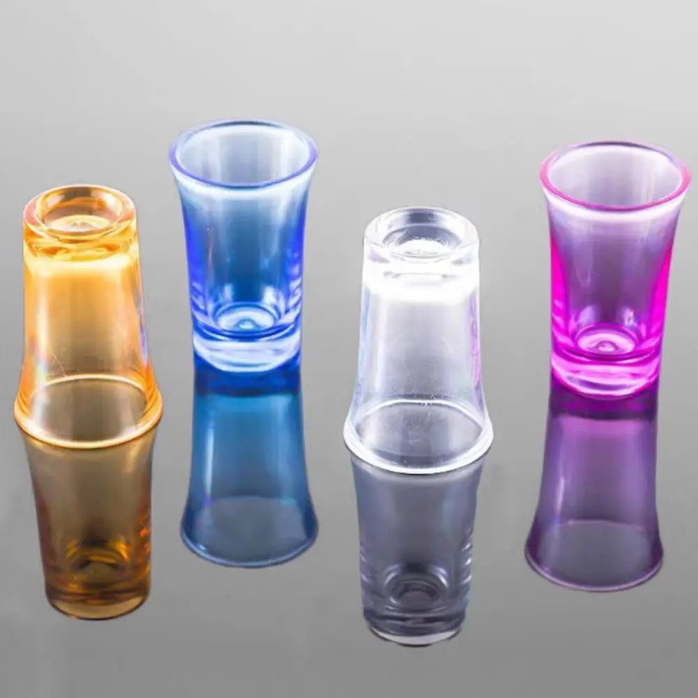 1pcs NEW Shot Glass Plastic Spirits Shot Cup Party Bar Club Drinking Tool Wedding Wine Glasses Cocktail Pint Vodka Cups Kitchen