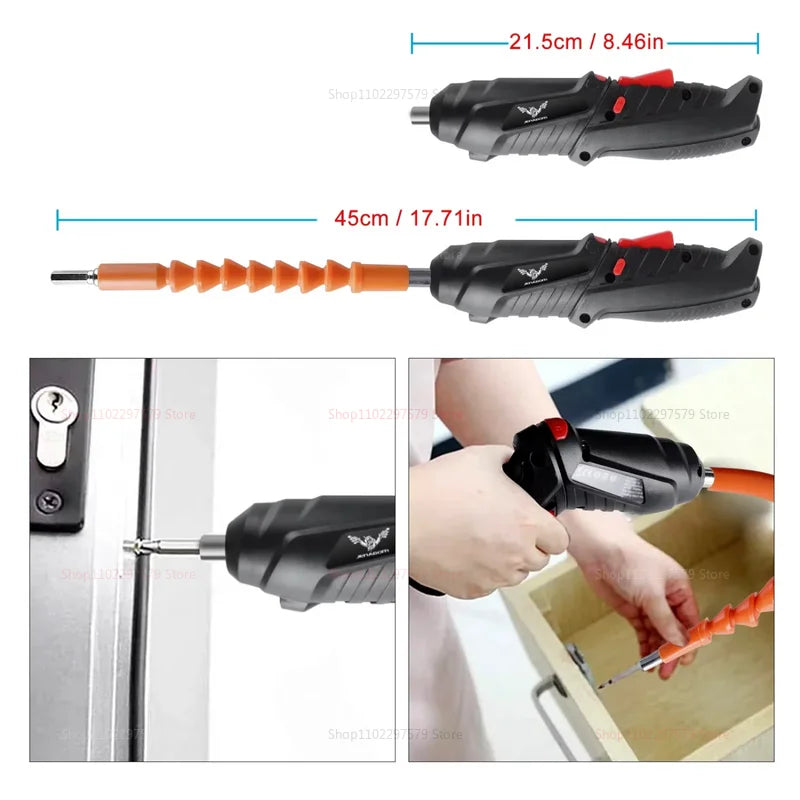 47 in 1 Rechargeable 36V Cordless Electric Screwdriver Kit Lithium Battery Folding Power Tools for Home DIY Furniture Manufactur