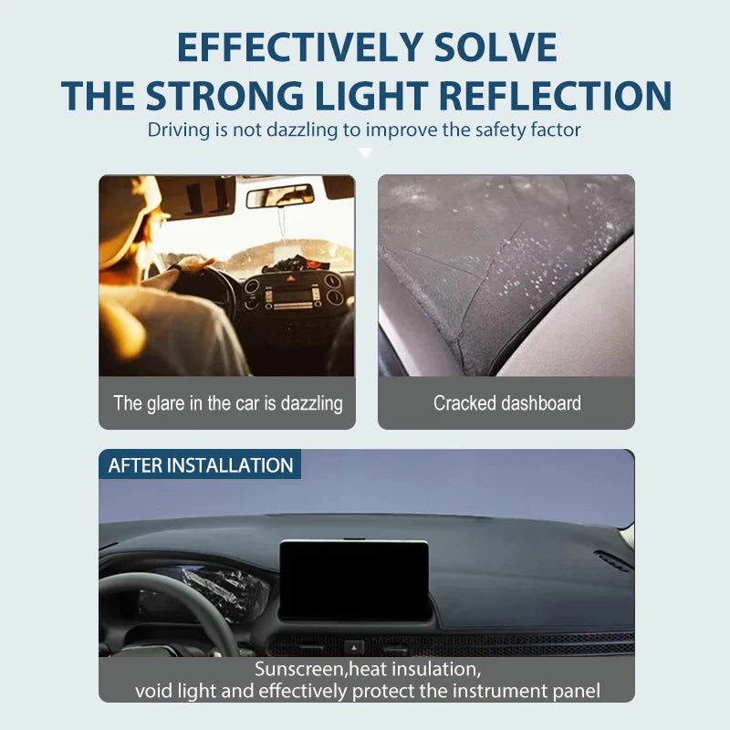 Car Dashboard Cover Mats Fit For Honda Freed GB5 GB6 GB7 GB8 2017-2020 Sun Shade Avoid Light Pads Instrument Panel Carpets