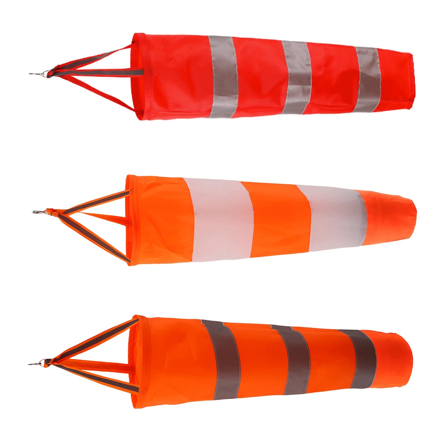 60/80/100cm Windsock Weathervane Scratchproof Windproof Fluorescent Reflective Windsock Weather Bag Wind Vane Wind Wind Direct
