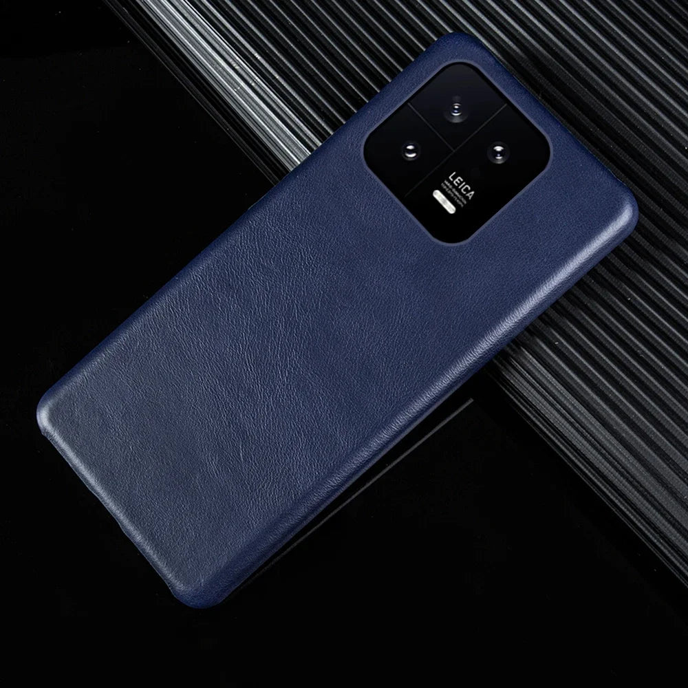 Genuine Leather Phone Case For Xiaomi Poco Series Cover Hand Made Oil Wax Pattern X3 X4 M3 M4 M5 F1 F2 F3 F3GT F4 F4GT C40 C50
