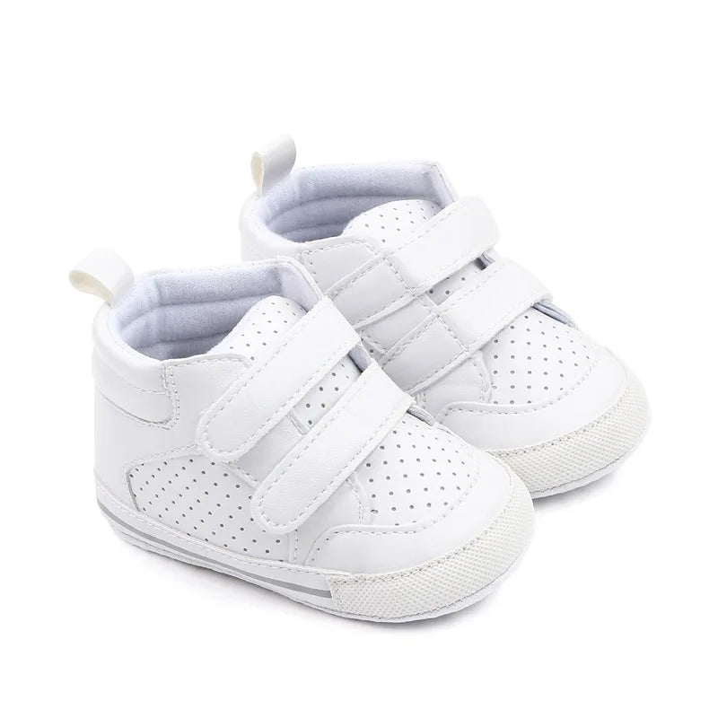 Meckior Hot Sale Baby Boy Girl Sports Shoes Hollow Out Breathable Casual Sneaker Soft Bottom Toddler High-top Baby Soccer Shoes