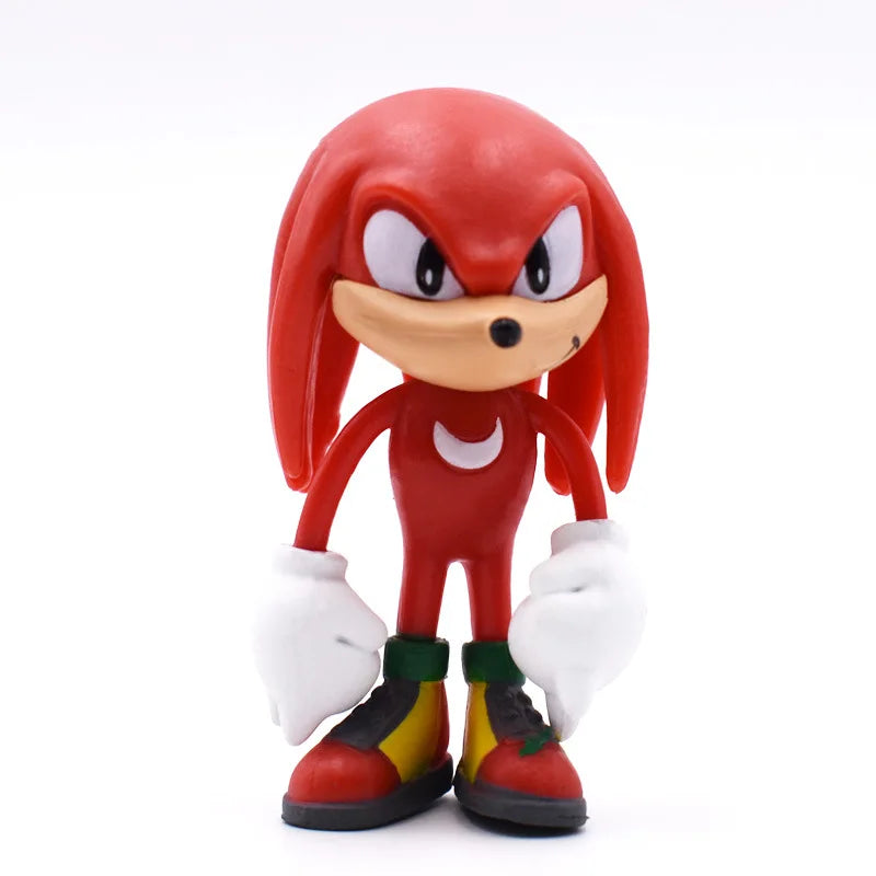 6pcs/set Game Super the Hedgehog Action Figure Toys 6-7cm