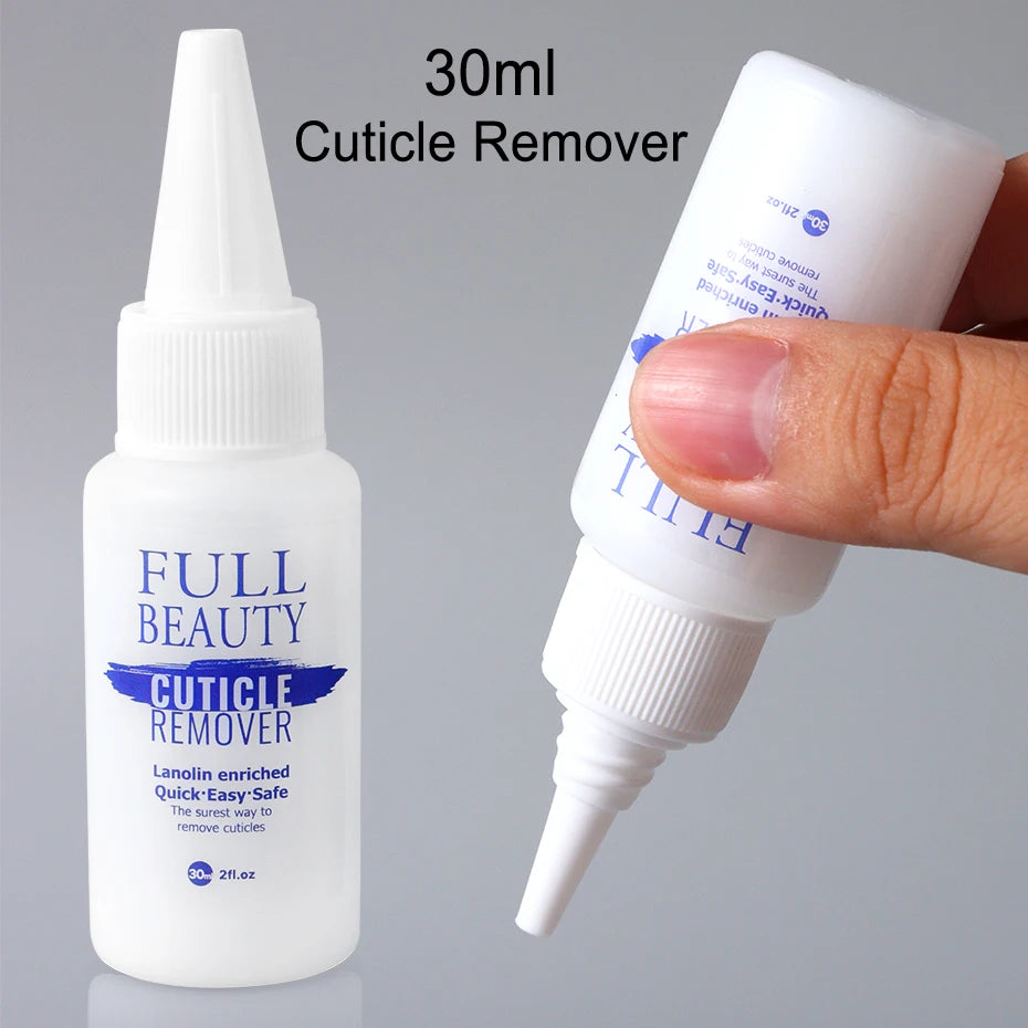 60/30ml Nail Cuticle Remover Softener Liquid Exfoliator Cuticle Oil Treatment Manicure Soften Dead Skin for Pedicure Nails Care
