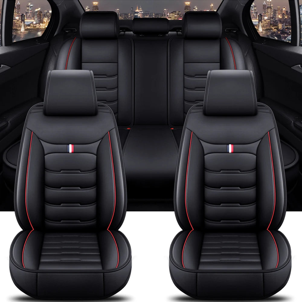 Universal Pu Leather Car Seat Covers for Mercedes GLA CLA CLS GLC GLE GLK GLS CLK SLC SL ML GL Car Accessories