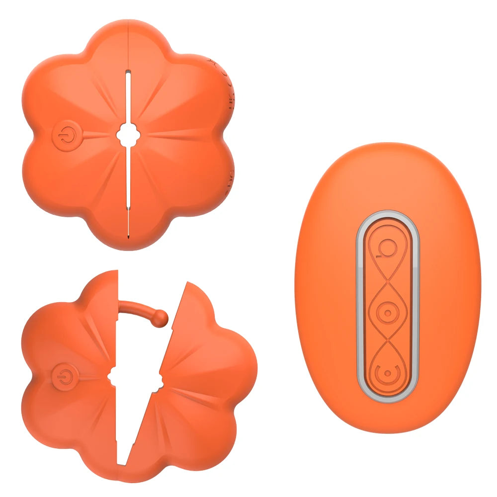 Nipple Clamps Vibrating Massager Remote Control Invisible Wear Sex Toys for Women Breast Pleasure Stimulate Foreplay Teasing Toy