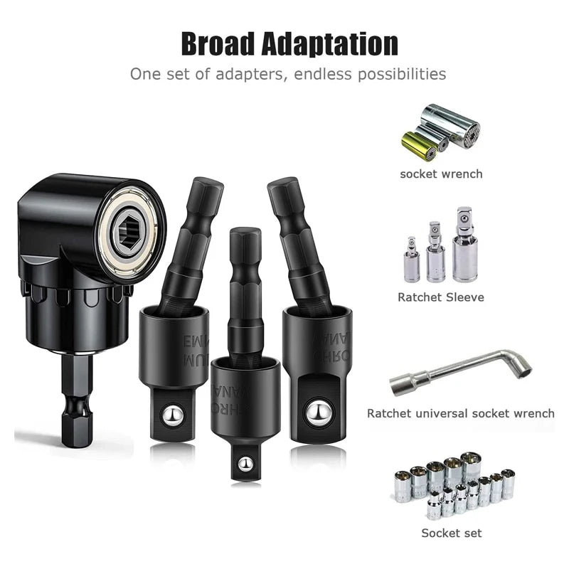 Clearance_Right Angle Drill Attachment Impact Grade Power Hand Tool Dr