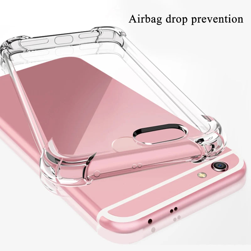 Cool Shockproof Clear Soft Case For Xiaomi Mi 8 9 10 11 A2 Lite A1 A3 Mi6 Mi Play Silicone Cover For Xiaomi Pocophone F1 Mi8 SE