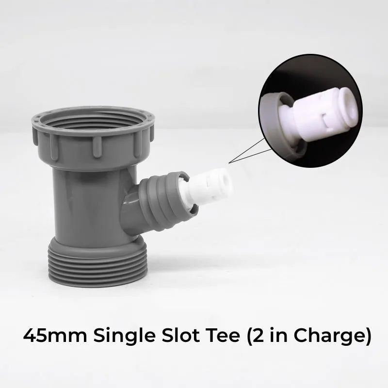 Sink Drain Pipe Adapter Y Shaped Kitchen Basin Sewer Branch Drainage Water Pipe Three Links Head Sink Connector Accessories