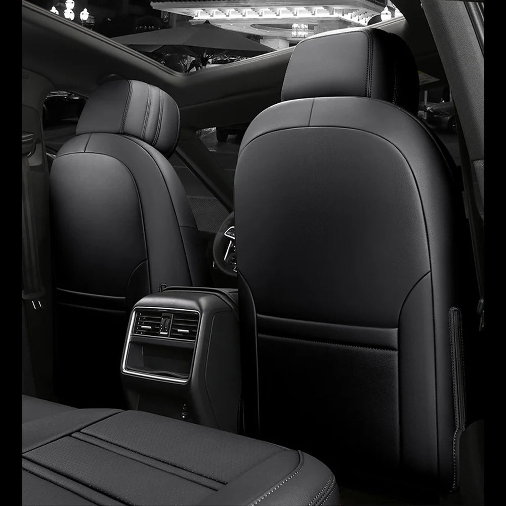 For Land Rover Range Rover Velar 2017 2018 2019 2020 Faux Leather Custom Car Seat Covers Full Set Interior Protector Accessories