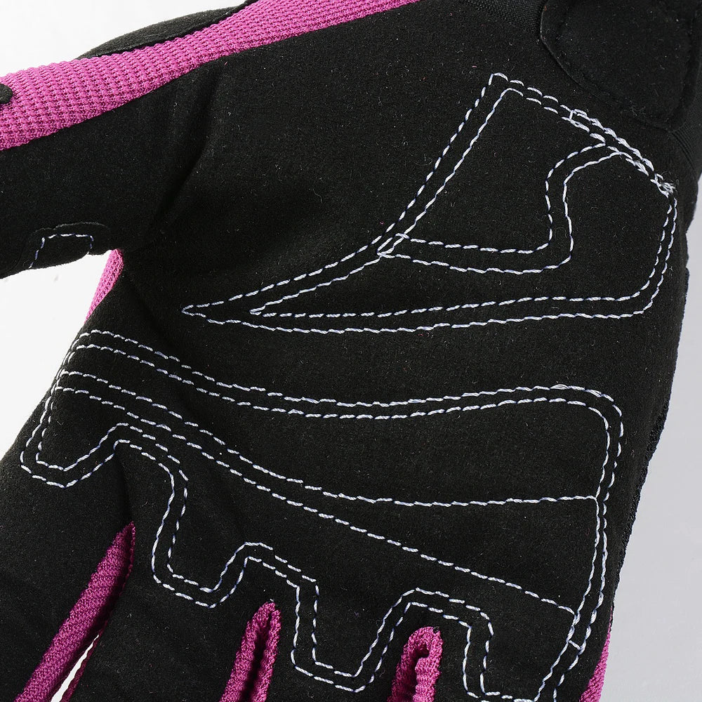 SUOMY Women Purple Motorcycle Gloves Touch Screen Full Finger Racing/Climbing/Cycling/Riding Sport Windproof Motocross Gloves