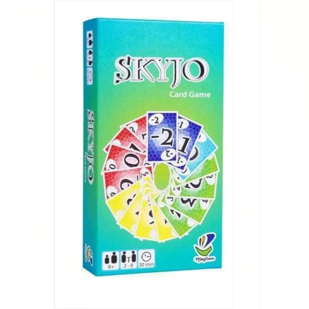 Skyjo Board Games Card Party of Tables for The Whole Family Deck Box Wit Social Collective Games Children Tapis Poker Social