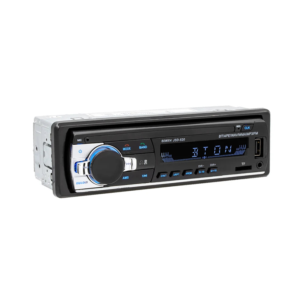 (Factory Direct Sales) Car Mp3 Player Stereo 60W*4 12v/24v Car Truck Usb/Tf/Fm/Aux Bluetooth Audio Radio