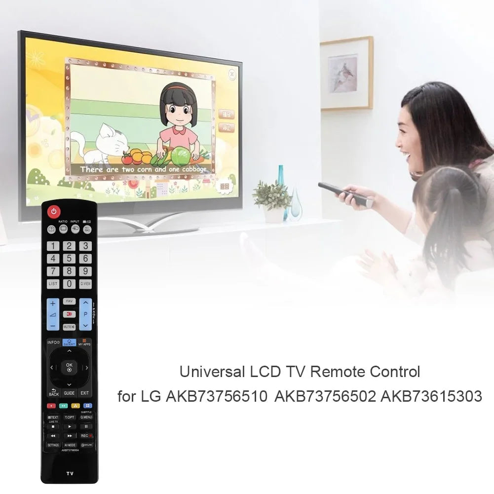 Universal Plastic LCD TV Remote Control Replacement for AKB73756504 AKB73756510 AKB73756502 AKB73615303 AKB73275618 60LA620S