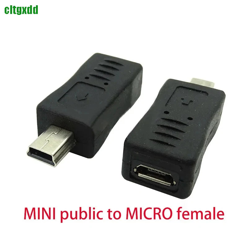 Cltgxdd USB 2.0 Adapter Adapter Mini 5P To A Male Female Micro To USB Android Data Side T Port Converter Selector Connector