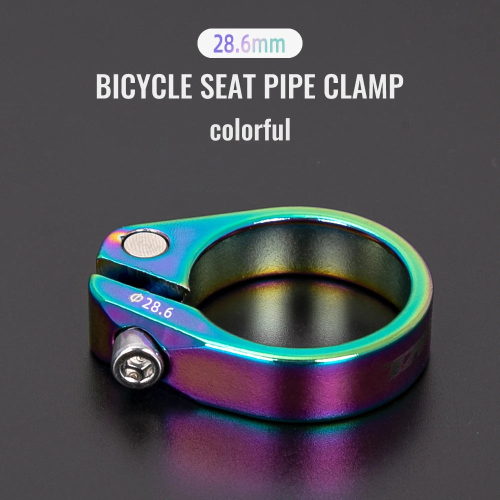 TANKE Seat Post Clamp MTB Road Bike 31.8 34.9mm Mountain Aluminum Alloy Ultralight Mountain Bicycle Seatpost Clamps Cycling Part