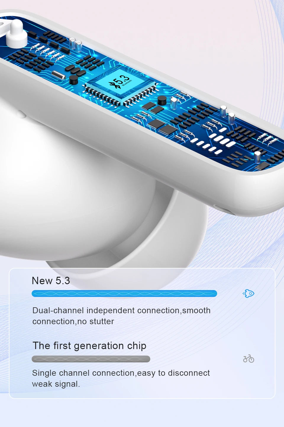 QCY T13 ANC Wireless Earphones Bluetooth 5.3 Active Noise Cancellation Headphones -28dB Fast Charge Earbuds Sports Headset