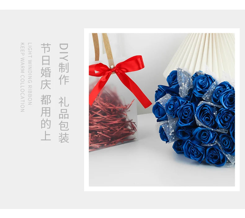 25yards/roll 1inch Satin Ribbon DIY Handmade Crafts Gift Box Flower Cake Decoration Wedding Birthday Party Festival Supplies