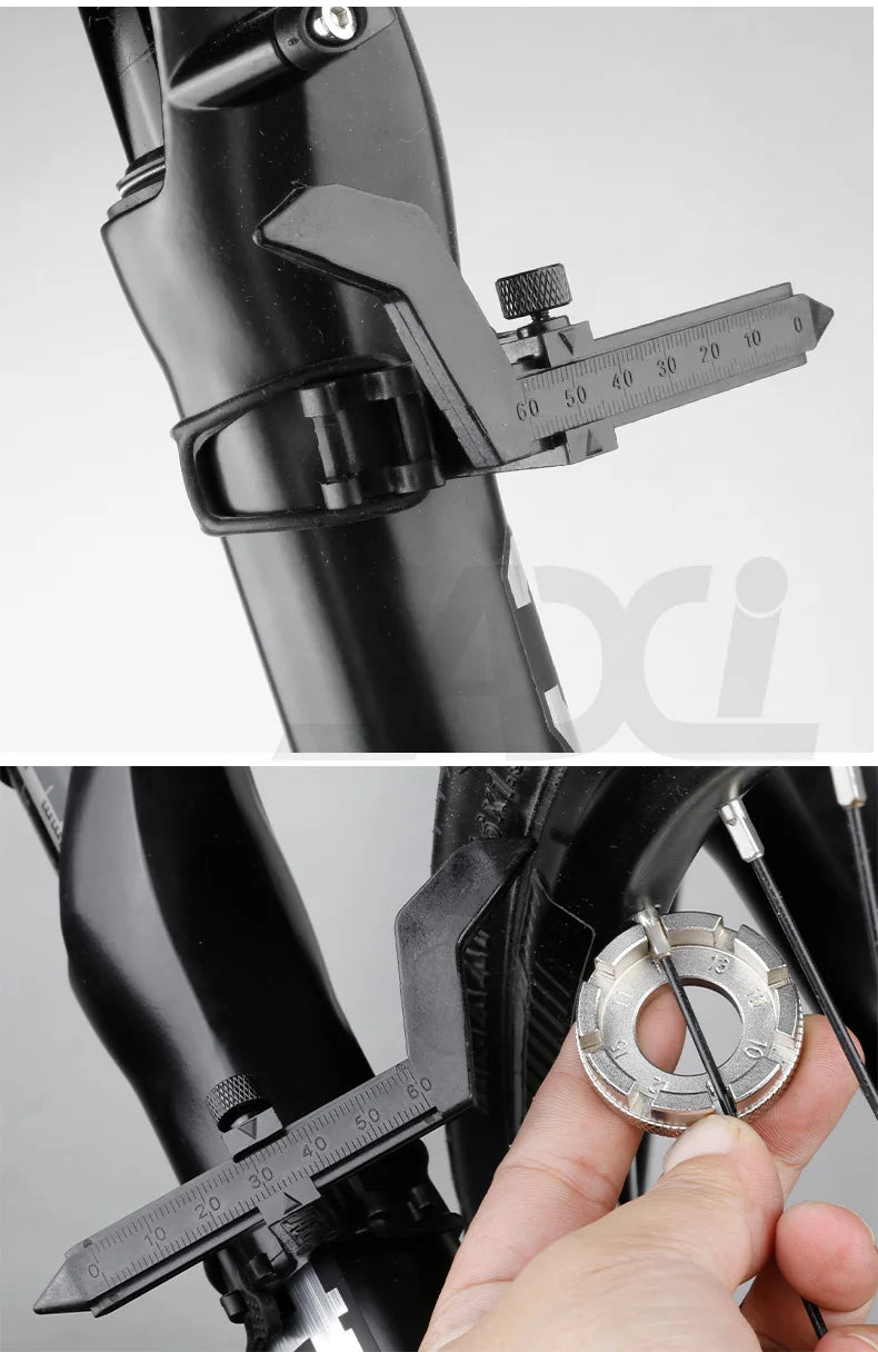 Bicycle Portable Installation Dial Indicator Mini Wheel Adjustment Tool Triple Tuning Applicable Wheel Set MTB Bike Rims Tools