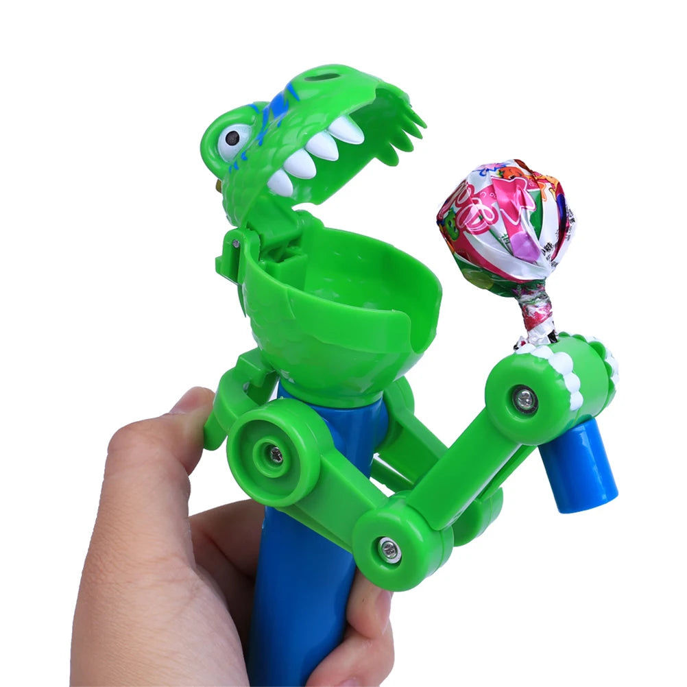 1/3/5PCS Dinosaur Lollipop Robot Holder Creative Eat Lollipop Pop Ups Case Candy Storage Christmas Gifts for Children