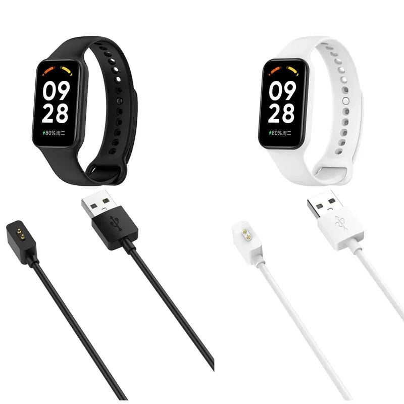 Watch Charger Cable USB Port for Xiaomi Smart Band8 Active 8Pro Redmi Watch4/3 Band 2 Watch3 Lite Fast Charging Cable