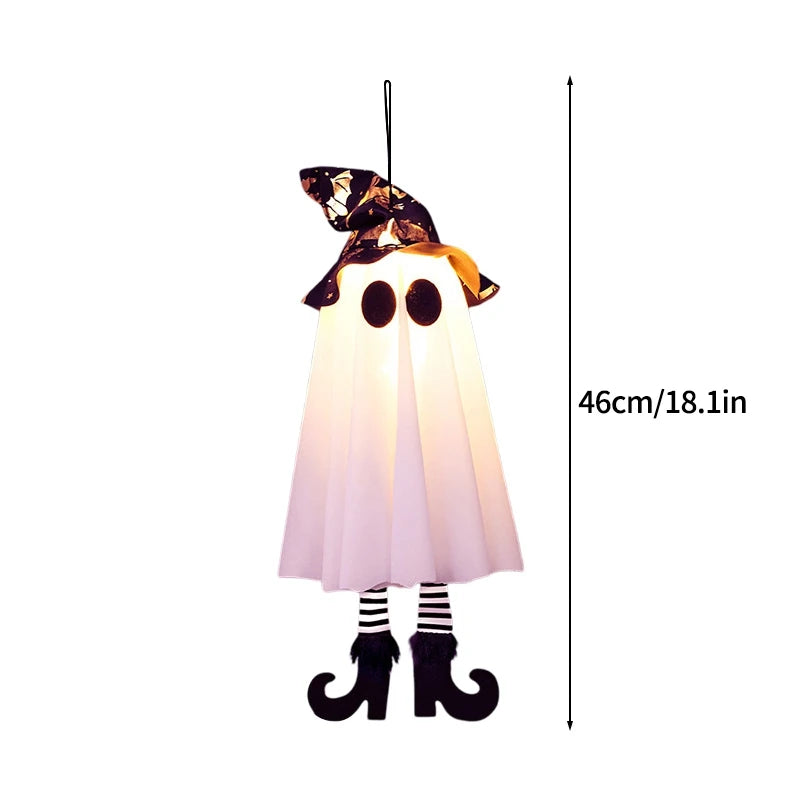 Halloween Decoration Scary Ghost Windsock Glow in The Darks Party Gifts Party Hanging Flags Day of The Dead Dia De Muertos
