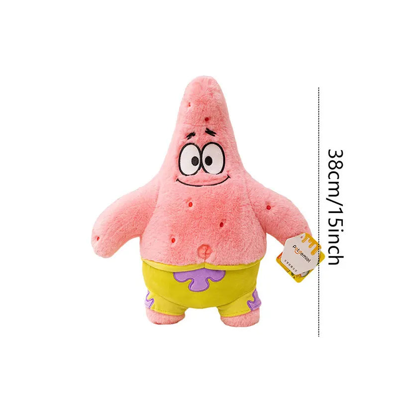 Anime Spongebob Squarepants Patrick Star Squidward Eugene H. Krabs Gary Kawaii Cartoon Stuffed Plush Toys Birthday Gift For Kids