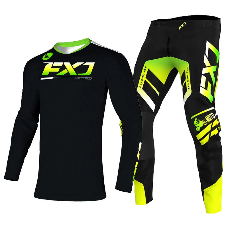 Motocross Jersey Pant white Mens Women pink black Combo racing suit Off-road MX DH ATV gear set Enduro Motorcycle mountain