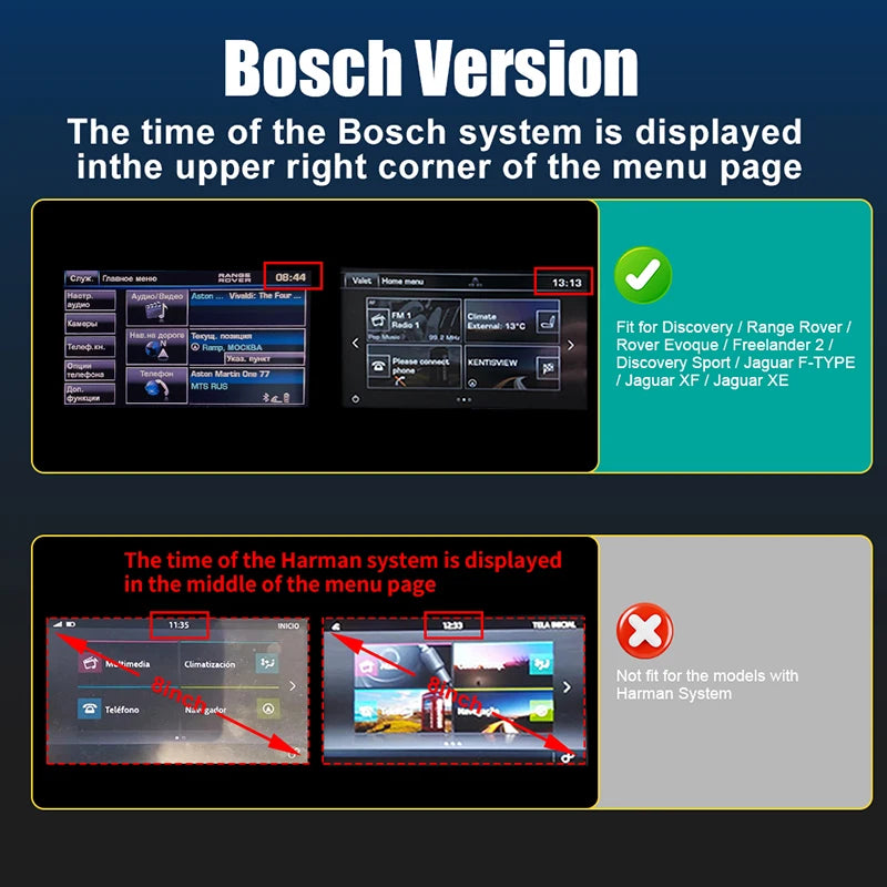 Android Auto Wireless Carplay For Land Rover/Jaguar/Range Rover/Evoque/Discovery 2012-2016 Carplay Multimedia USB Navigation DSP