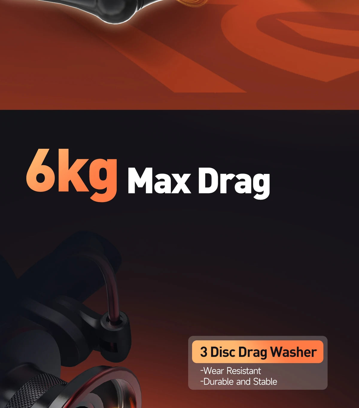 HANDING  ELITE Spinning Reel Max Drag 6kg 5.2:1 Gear Ratio Light Fishing Reel Slow Descent Gear Great Line Laying Spool Reel