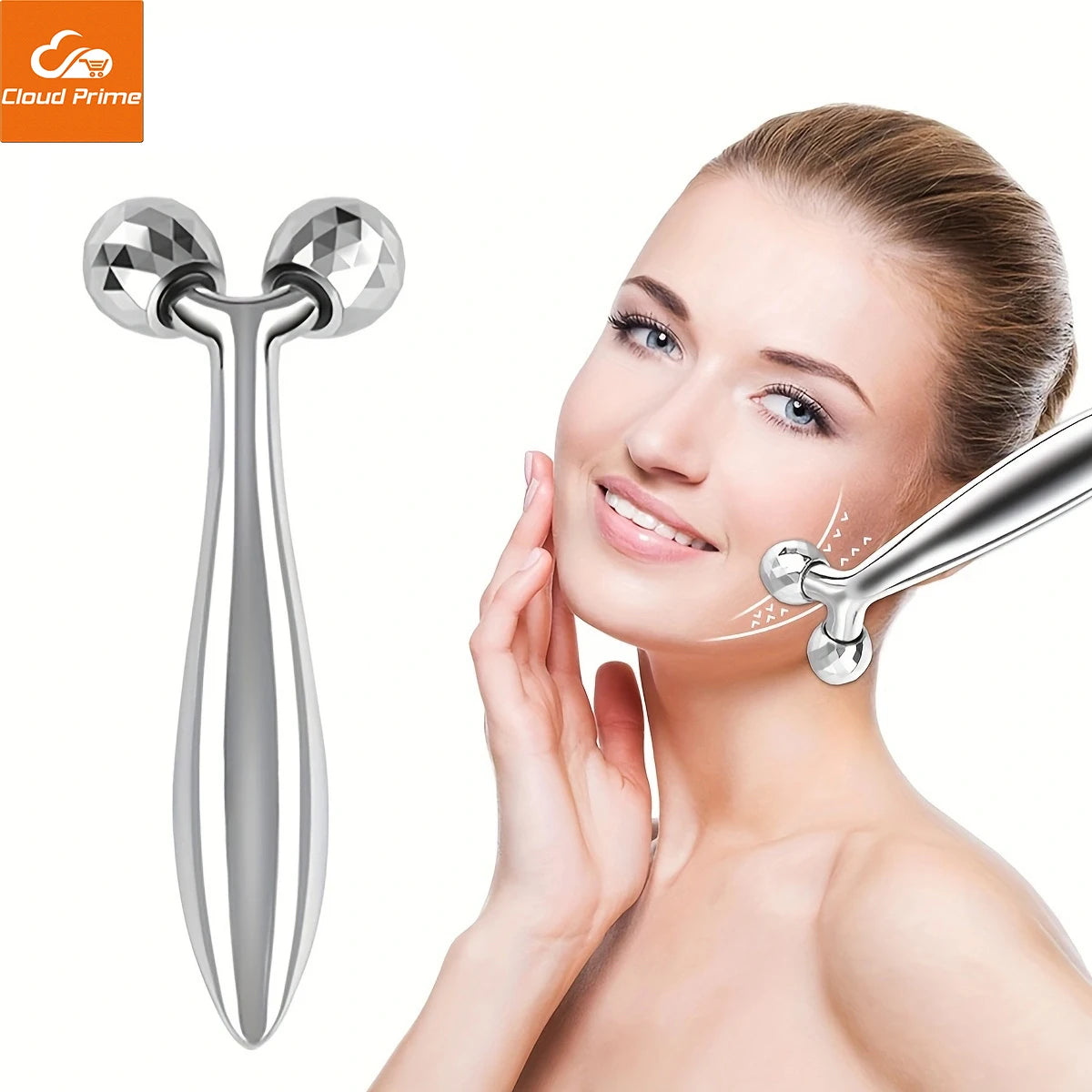 Face Massager Facial Lifting 3D Roller Body Slimming Massager Tool Y Shape Massagers Skin Care Tools Neck Massager 360 Rotate