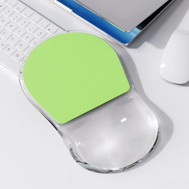 New Ergonomic Mouse Pad Wrist Support Relieve Wrist Pain Gel Mouse Pad Home Computer Anti slip Silicone Rubber Soft Mouse Pad