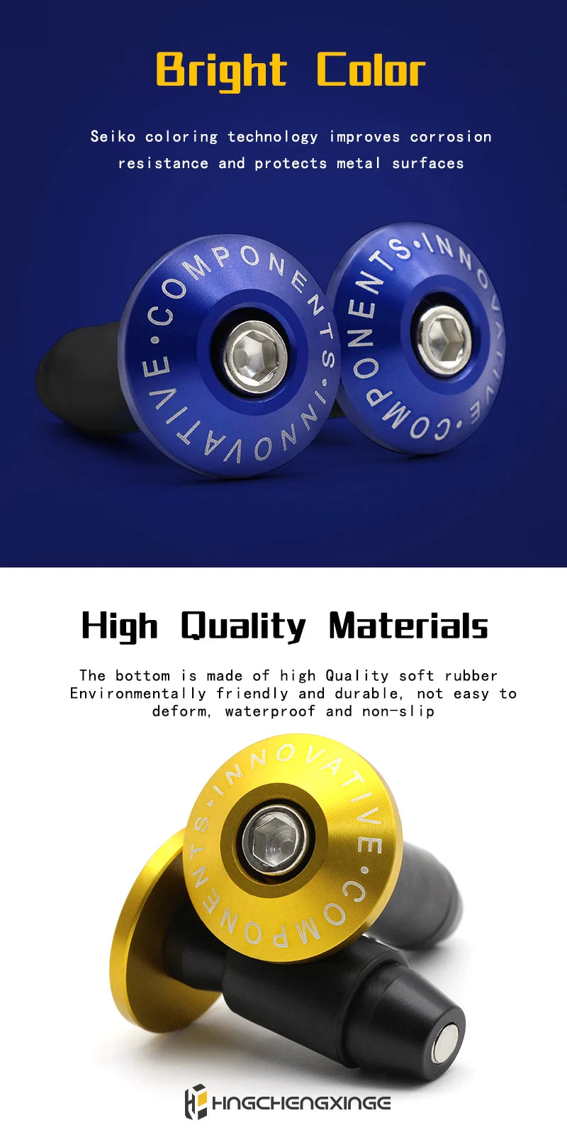 Motorcycle Handle Bar End Weight Handlebar Grips Cap Universal Motorcycle Modification Bws Handle Protection Plug Accessories