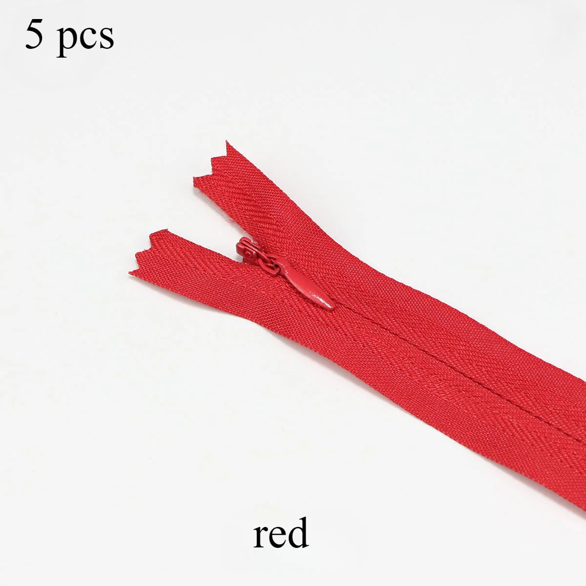 5 pcs 18cm-60cm Invisible zippers - various colors, suitable for premium hidden zipper dresses, pants, shirts, pockets, etc