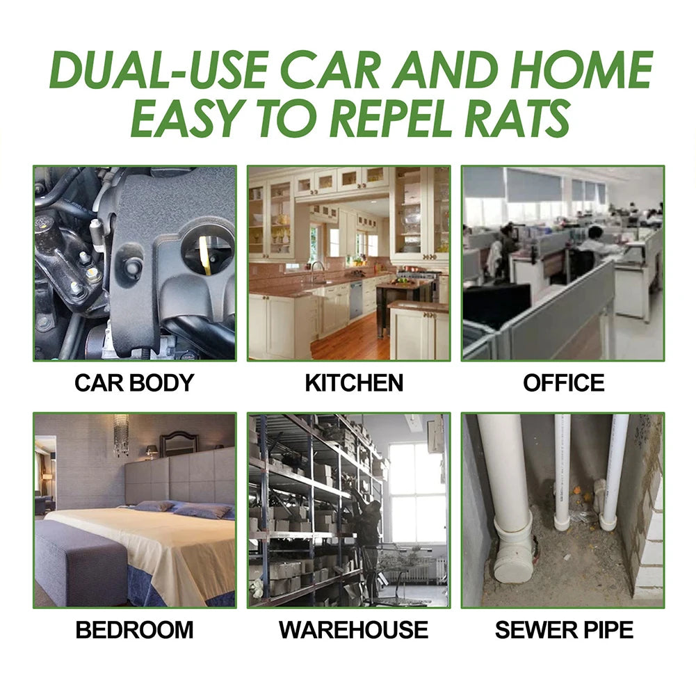 8Pcs Mice Repellent Deterrent Anti-Mouse Ball Rat Repellent Non-toxic Safe Peppermint Oil for Outdoor Indoor Pest Insect Control
