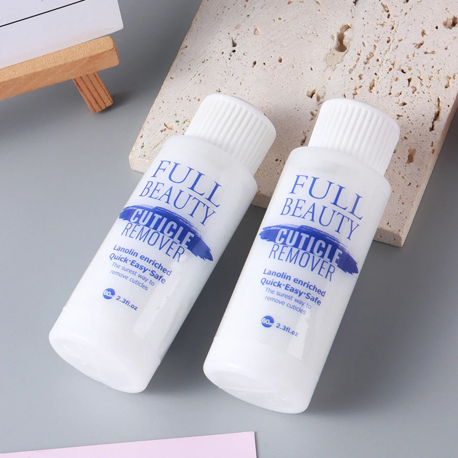 60/30ml Nail Cuticle Remover Softener Liquid Exfoliator Cuticle Oil Treatment Manicure Soften Dead Skin for Pedicure Nails Care