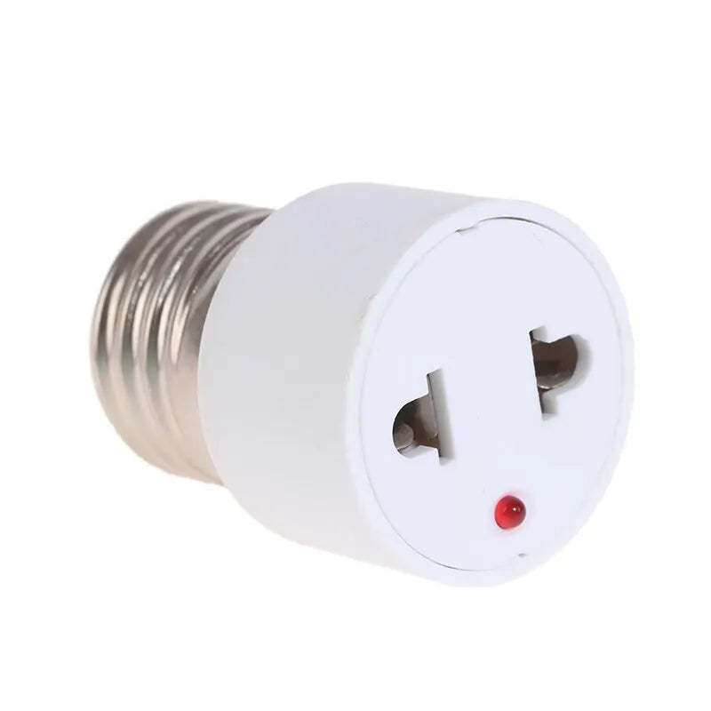 New E27 Bulb To US EU Plug Light Fixture Bulb Base Lamp Socket Adapter Convert E27 Base To Regular US/EU Plug Bulb Base Adapter