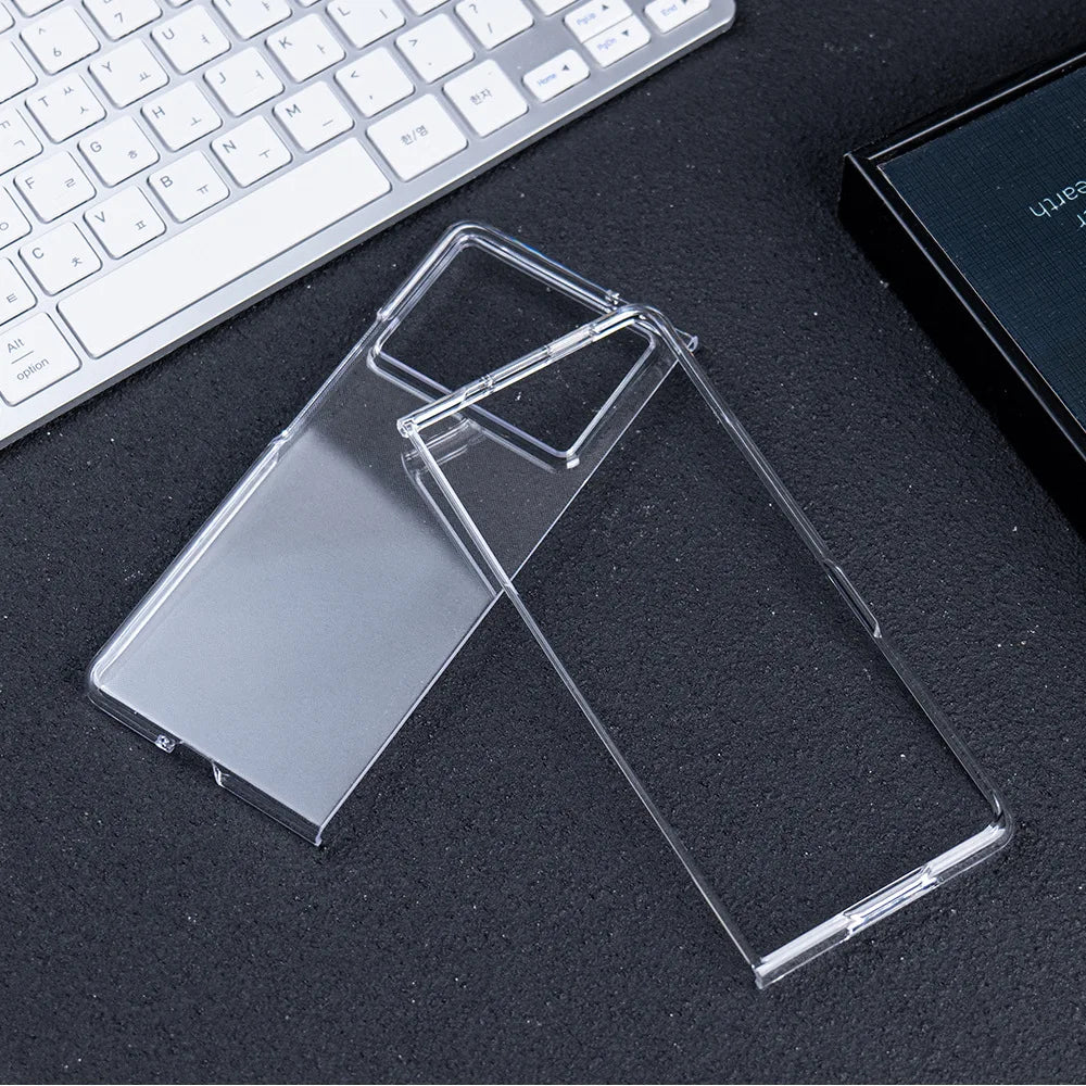 HD Transparent Funda for Tecno Phantom V Fold 2 Case Ultra Thin Clear Shockproof Phone Cover for Tecno Phantom V Fold2 Capa