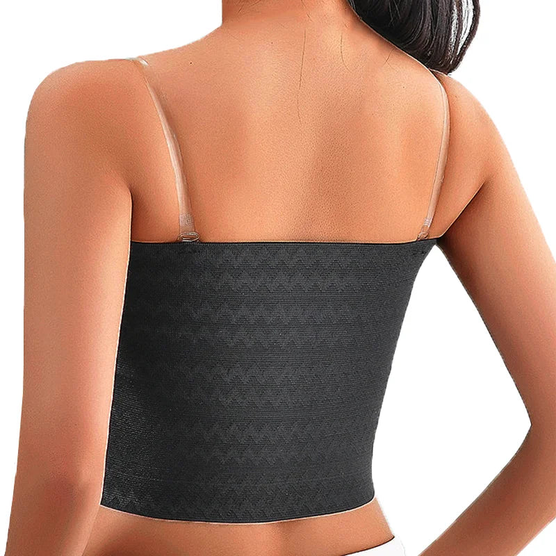 Breast Bra Intimates Shaper Breast Binder Trans With Bra Straps Tops Breathable Buckle Short Chest Les Lesbian Tomboy