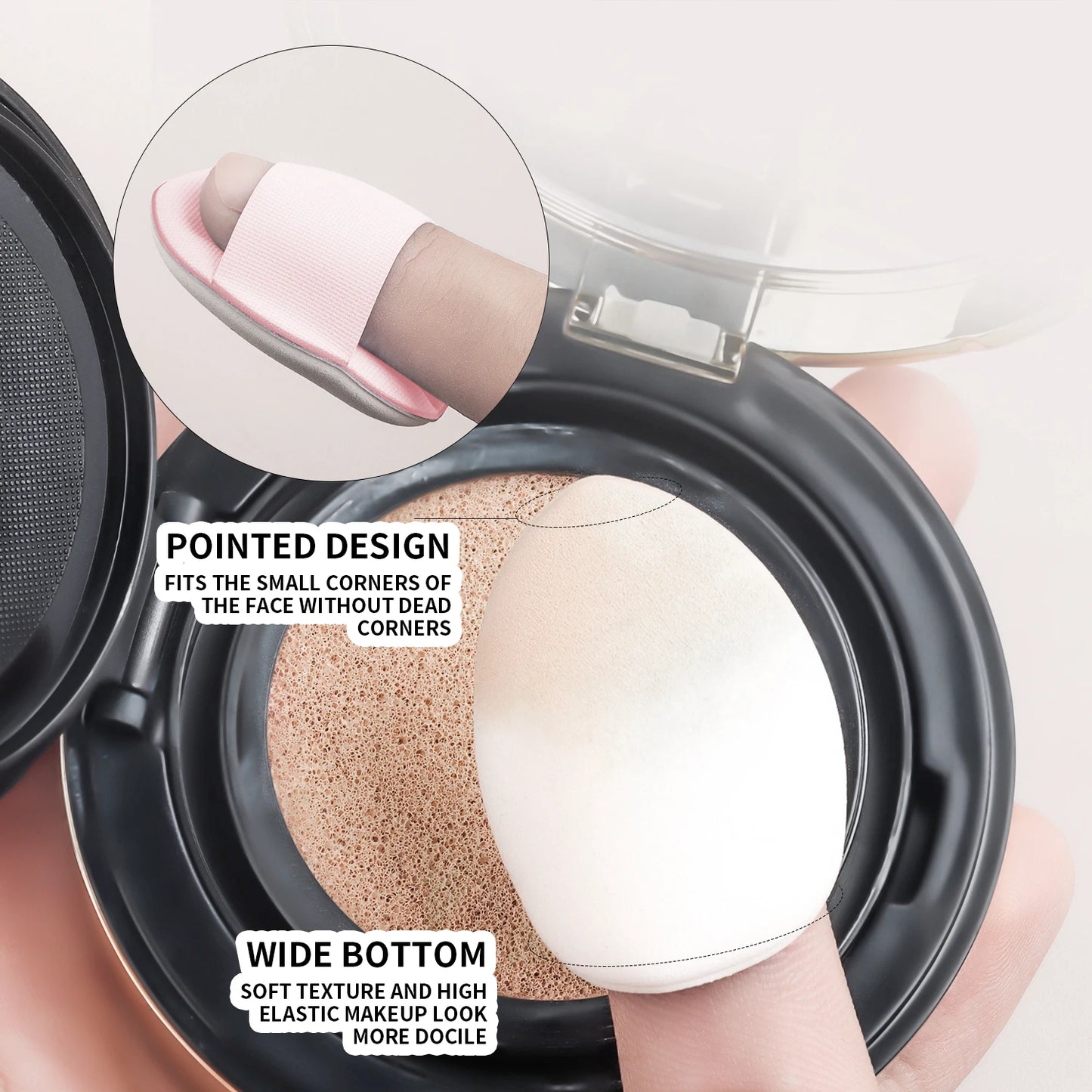 12 PCS Makeup Sponge Egg Beauty Egg Soft Makeup Powder Puff Foundation Sponge Powder Puff Women Makeup Accessories Beauty Tools