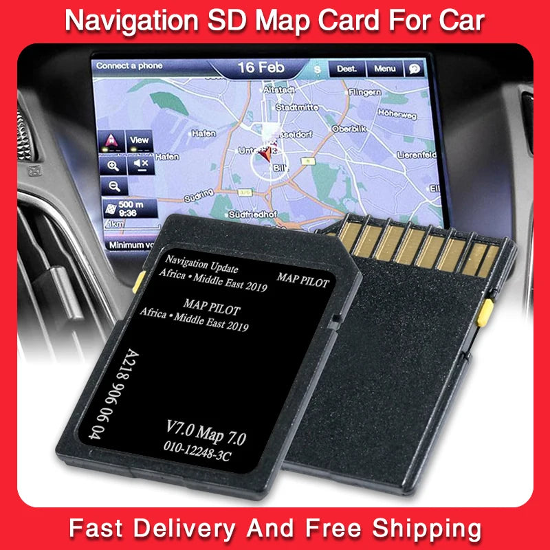 GPS Maps Africa Middle East Version for Mercedes GL/GLA/GLE/GLS-class Car GARMIN Navigation SD Card A2189060604 Free Shipping