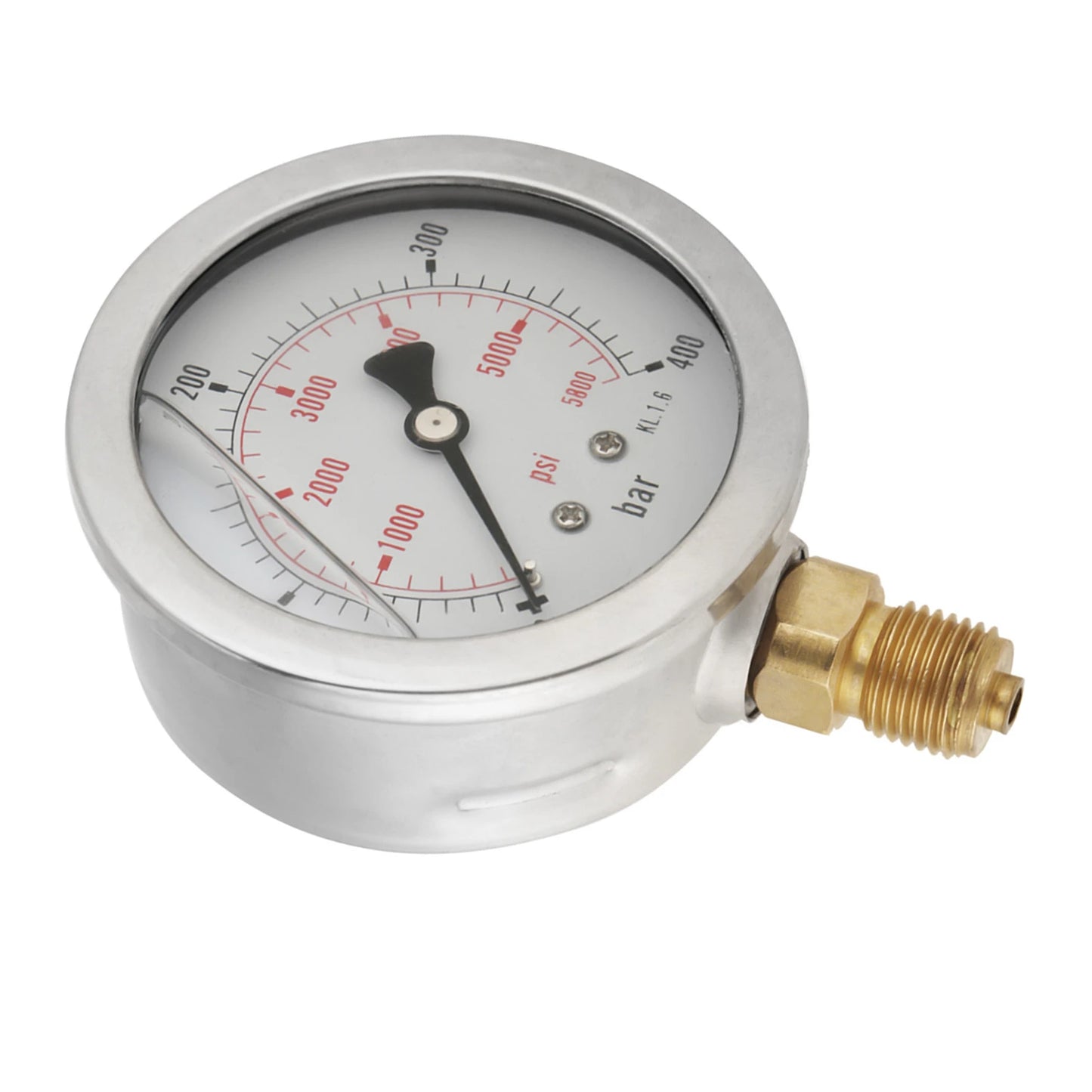 0‑400BAR 0‑5800PSI G1/4 68mm  Hydraulic Pressure Gauge Meter Air Pressure Gauge Hydraulic Gauge Hydraulic Pressure Gauge