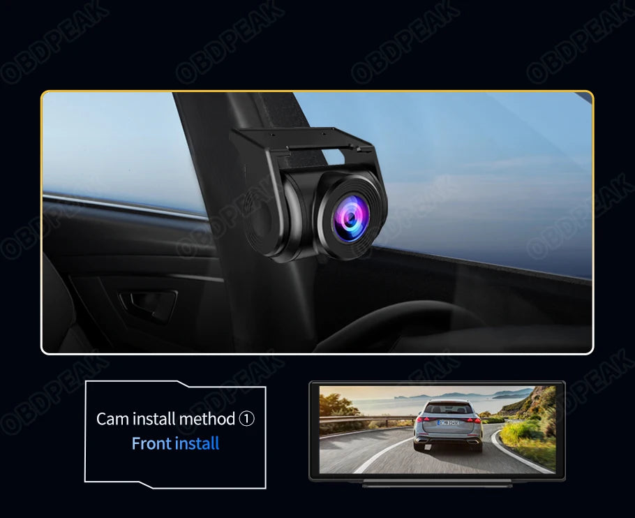 FHD 1920x1080P Car Rear View Camera Waterproof 2.5MM Jack Back Reverse Camera Parking Assistance for DVR Dashcam T30 K50