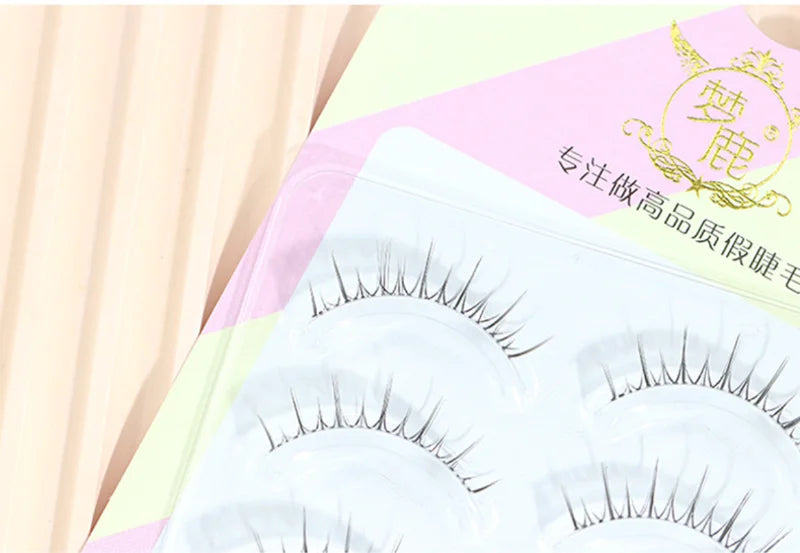 Dream Deer False Eyelashes A Type Eyelashes Upgraded Lash V-shaped 0.14mm Transparent Stem Soft Natural Eye Lashes Mink